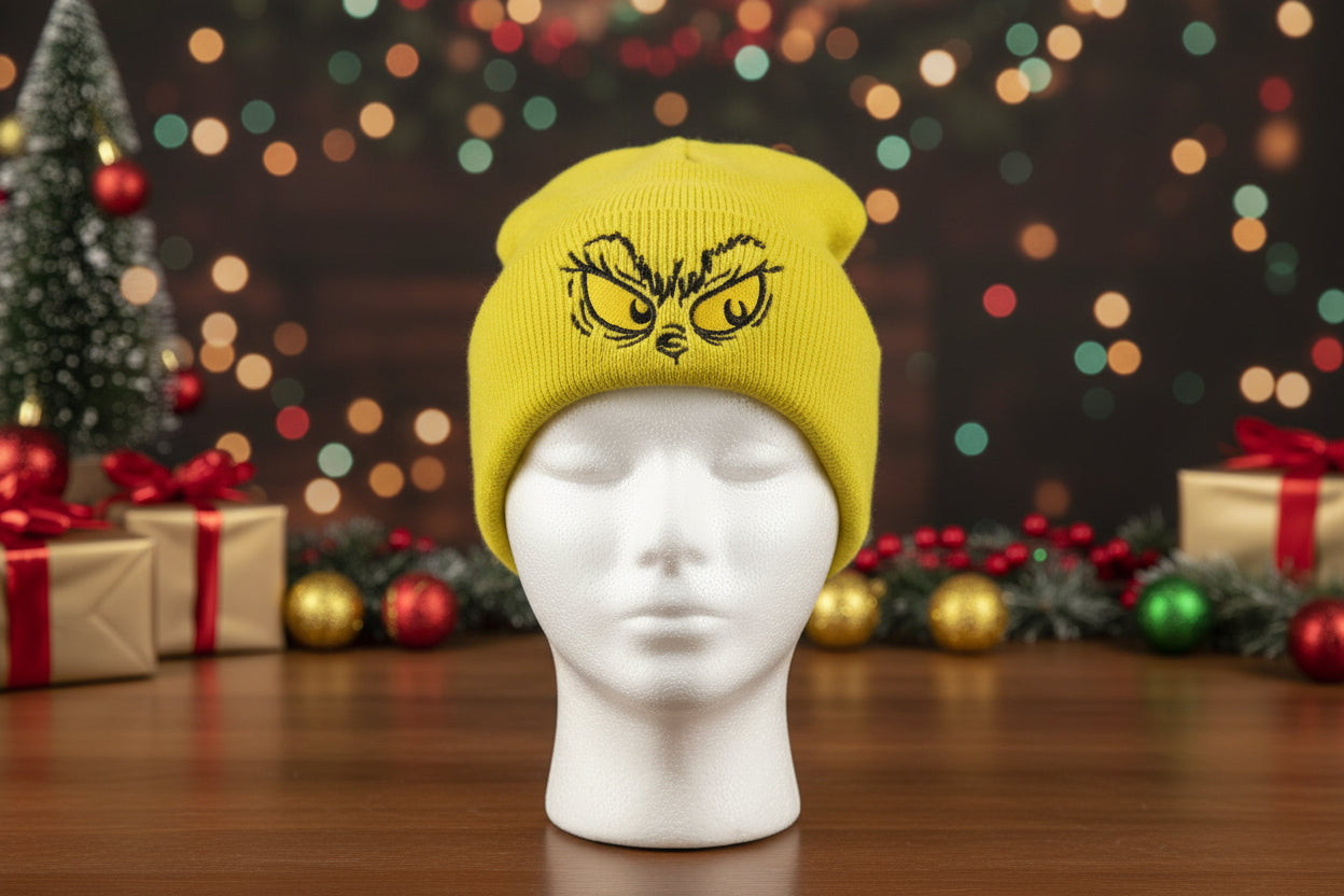 (Précommande) Bonnet pour enfant Grinch