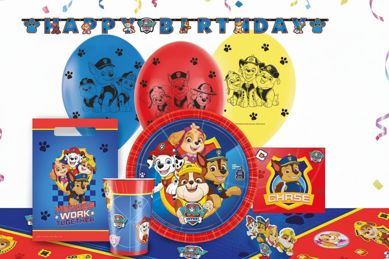 (Précommande) Set de fête Pat patrouille 56 pièces