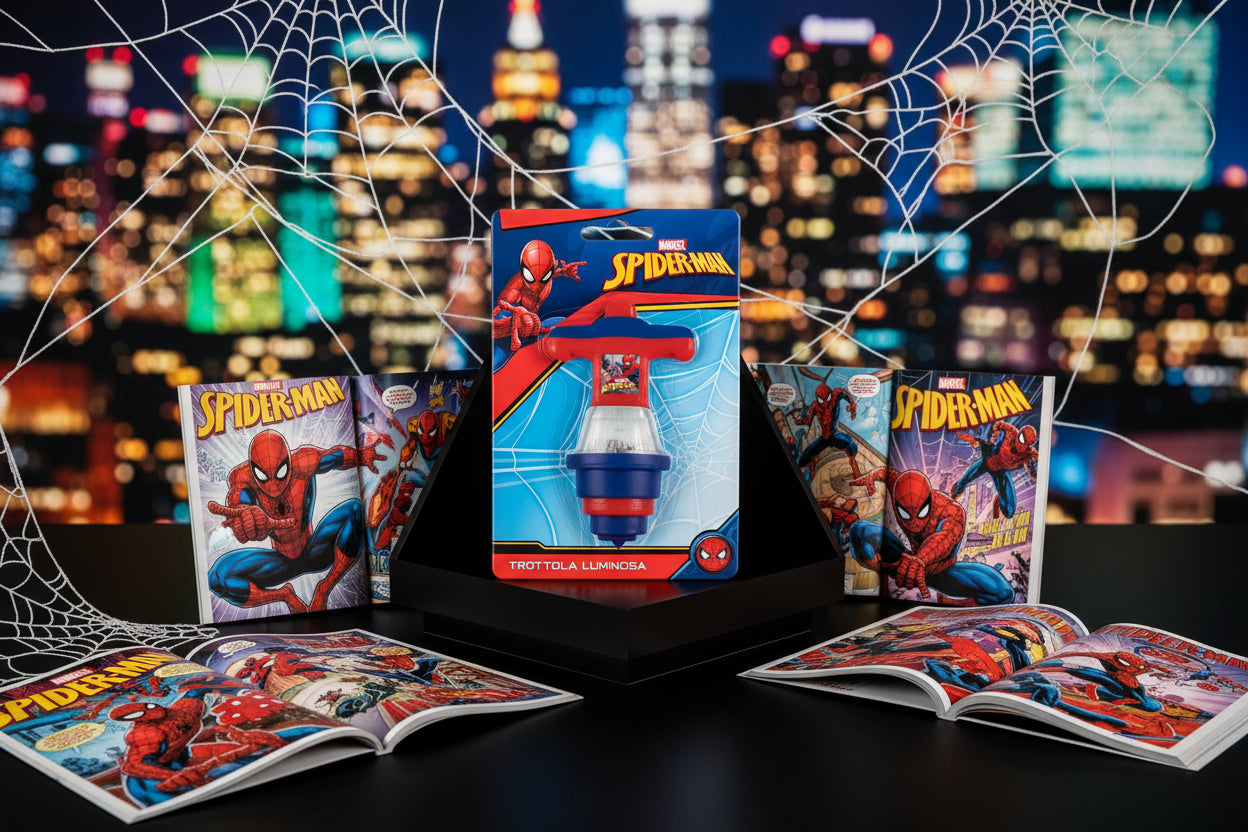 (Précommande) Toupie lumineuse Spiderman