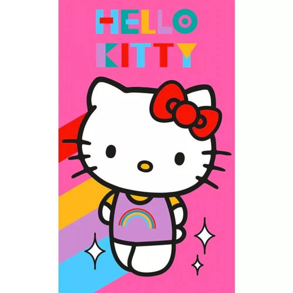 (Précommande) Serviette de toilette 30x50cm Hello Kitty
