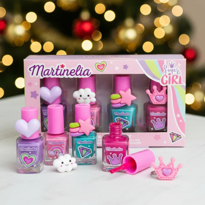 💖 Coffret de Vernis à Ongles et bagues SUPER GIRL – Martinelia