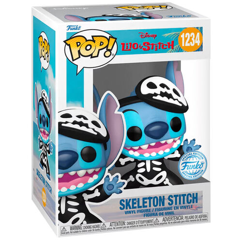 Figurine POP Disney Lilo & Stitch Squelette Stitch Exclusif