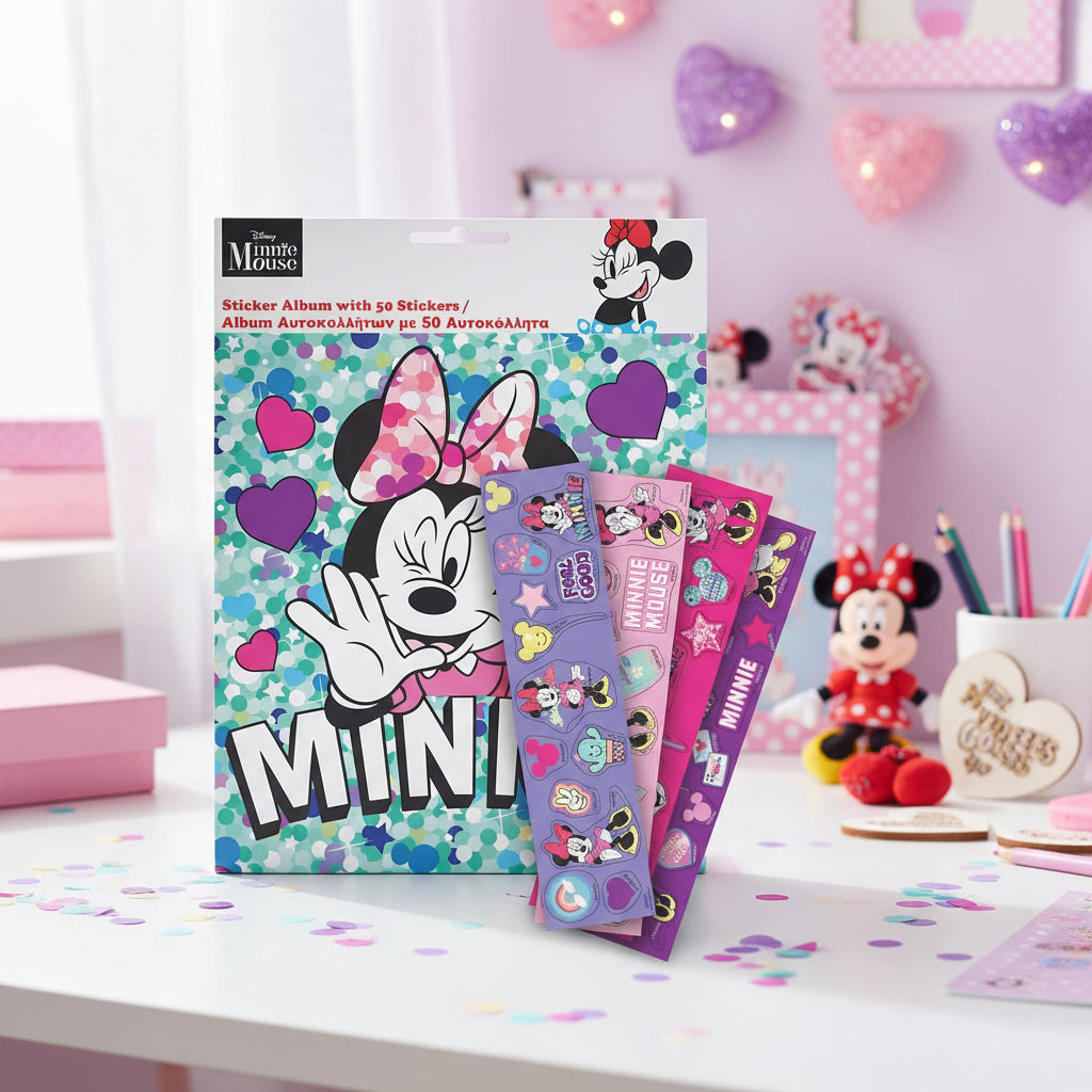 (Précommande) Album et 50 autocollants Minnie