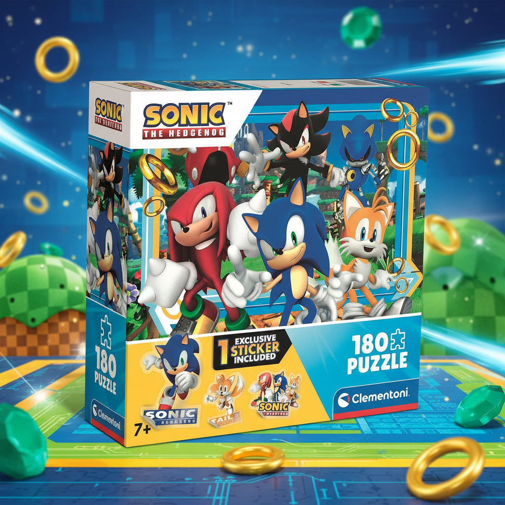 (Précommande) Puzzle Sonic le hérisson 180 pièces Clementoni