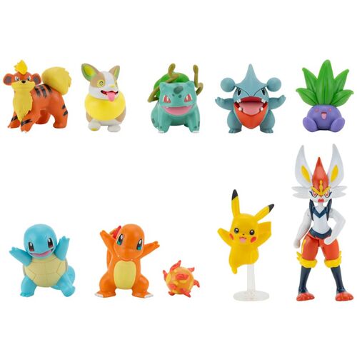 (Précommande) Coffret de 10 figurines Pokémon prêtes au combat