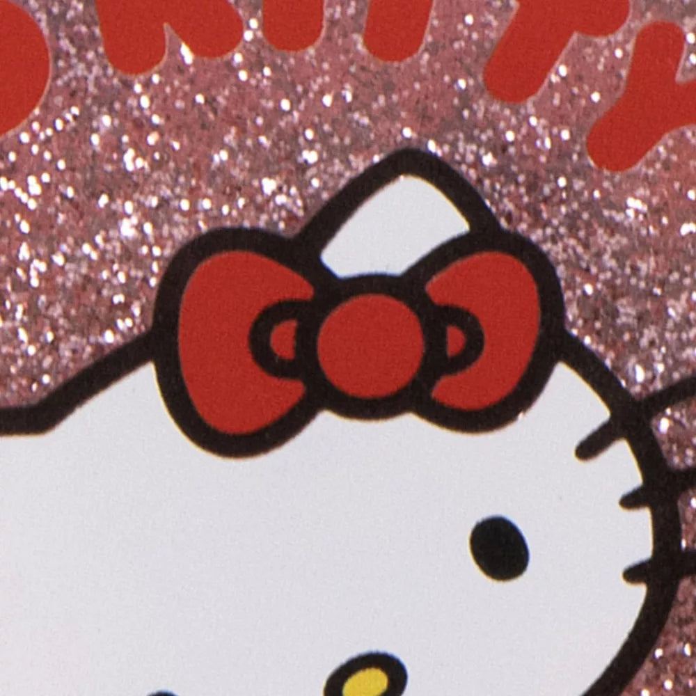 (Précommande) Brosse à cheveux pailletée Hello Kitty 13 cm