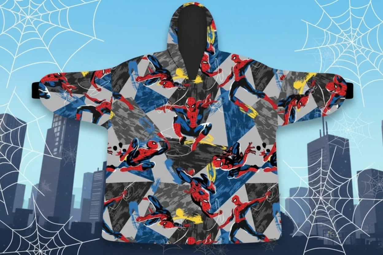 (Précommande) Couverture polaire en peluche Spiderman pour adulte
