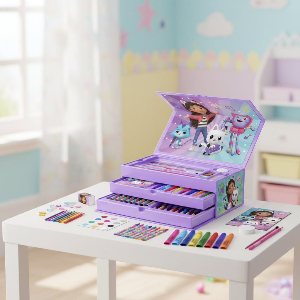 (Précommande) Ensemble de papeterie Gabby dans une valise