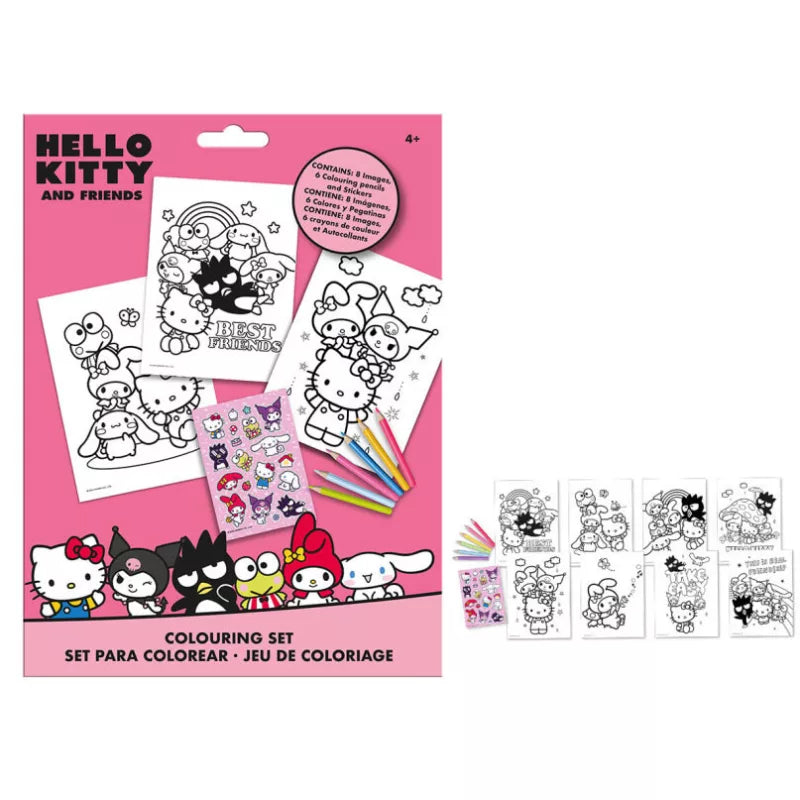 Ensemble de coloriage Hello Kitty Friends