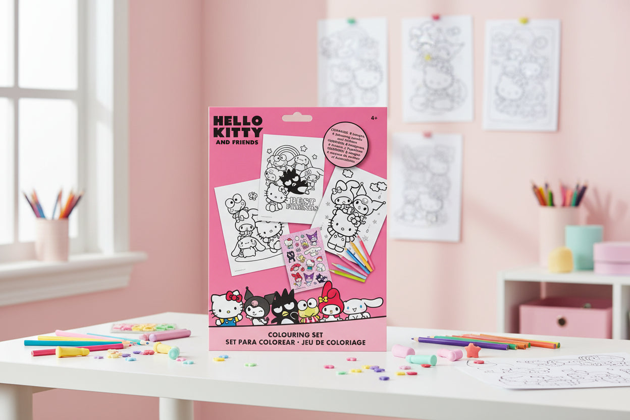 (Précommande) Ensemble de coloriage Hello Kitty Friends