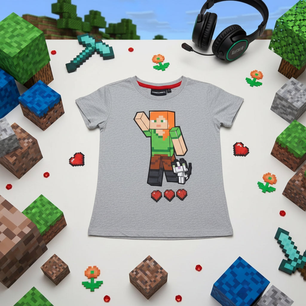 (Précommande) Tee shirt Minecraft 4 ans