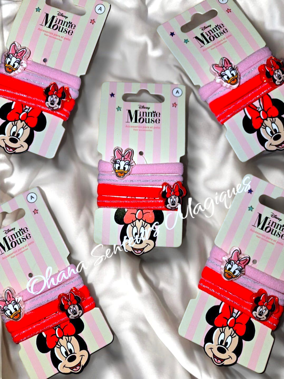 Lot de 4 élastiques - Minnie