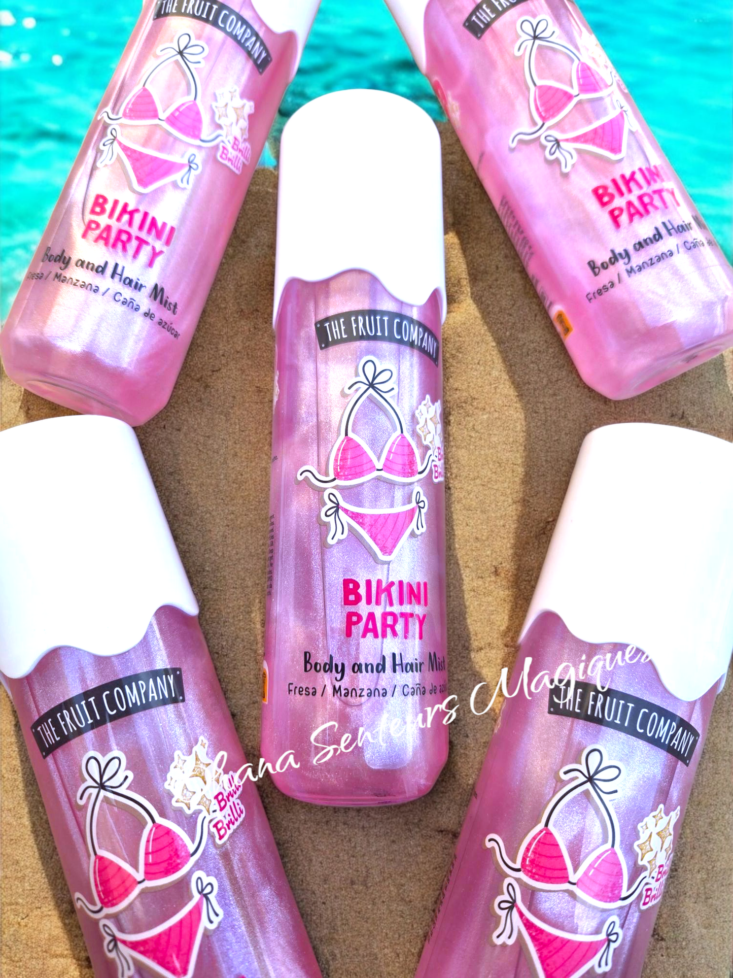 Brume scintillante ✨ corps & cheveux BIKINI PARTY