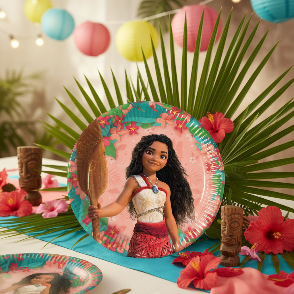 (Précommande) Assiettes en carton Vaïana 23cm