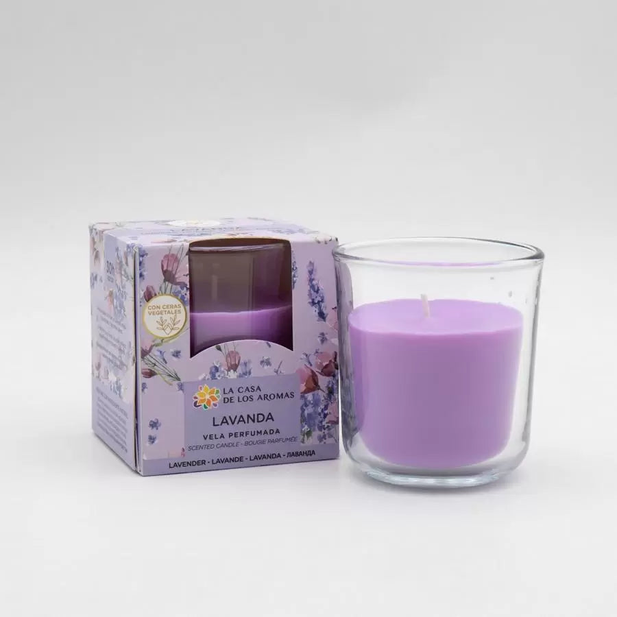 Bougie parfumée lavande 140g