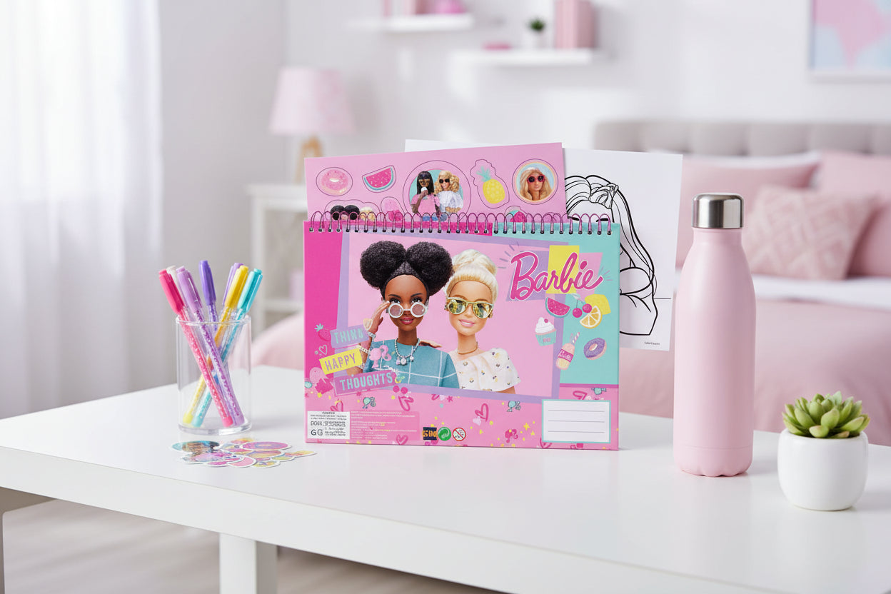 (Précommande) Carnet de croquis à spirale A/4 Barbie