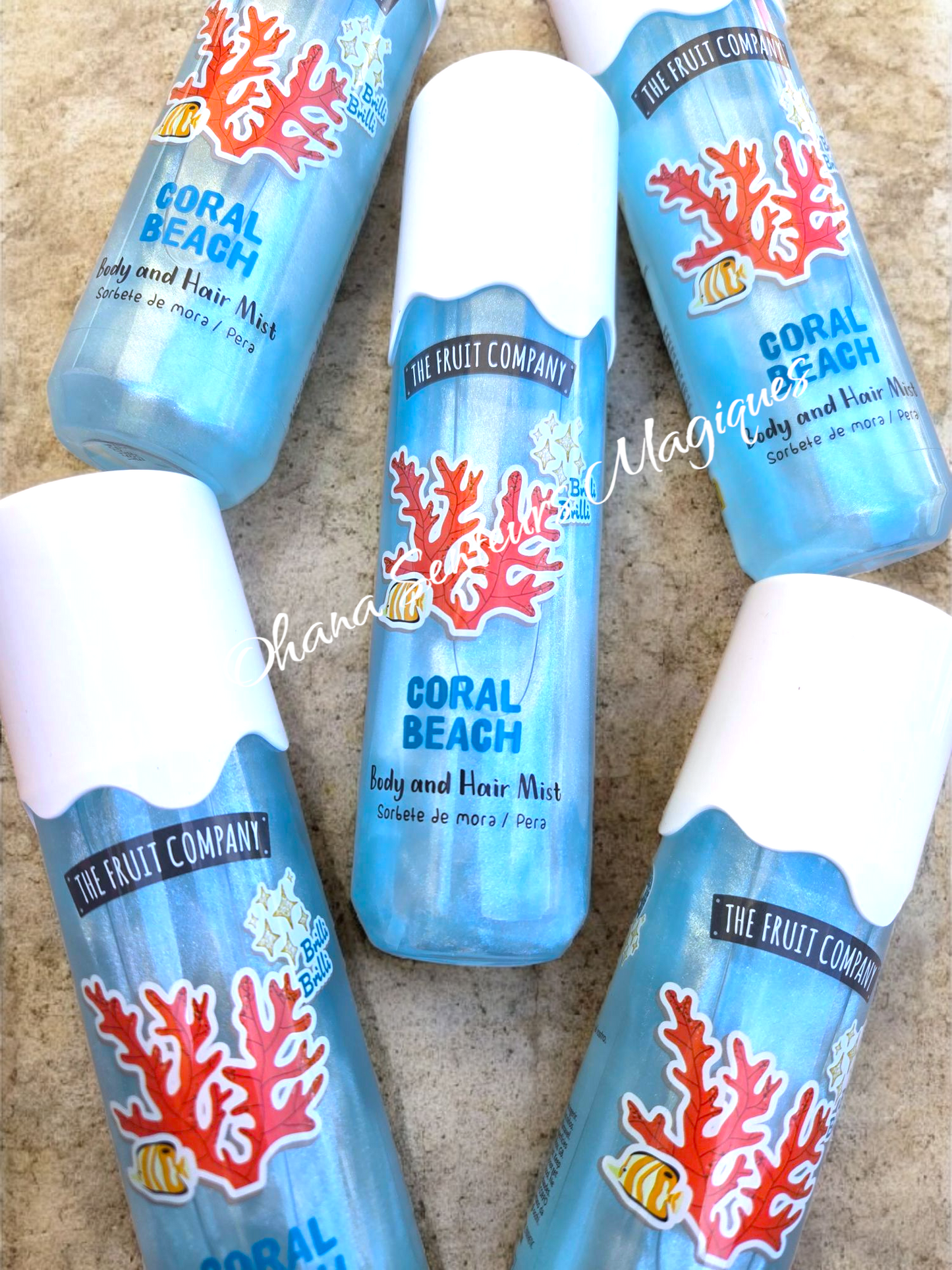Brume scintillante ✨️ corps et cheveux CORAL BEACH