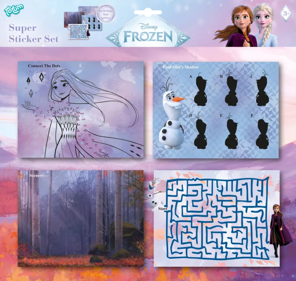 Jeux et autocollants Reine des neiges