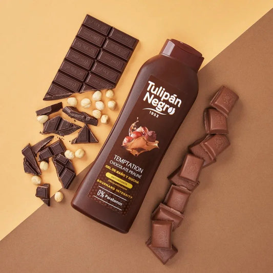 Gel douche Tulipan Negro 650ml -  Chocolat Praliné