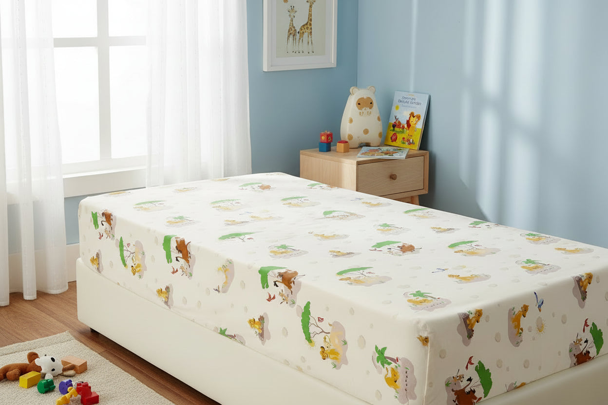 (Précommande) Drap housse 1 personne Roi lion