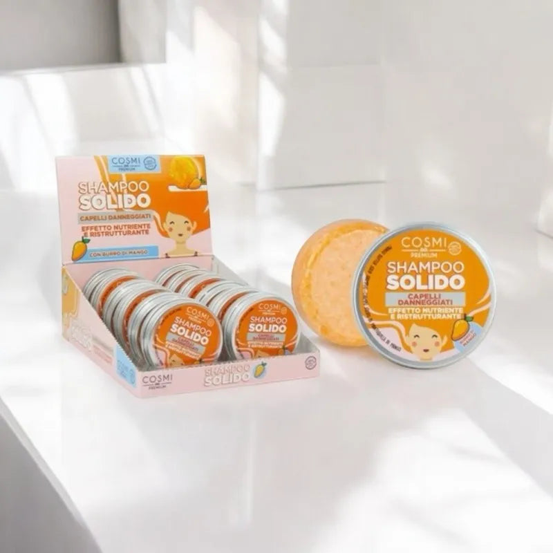 Shampoing solide à la mangue