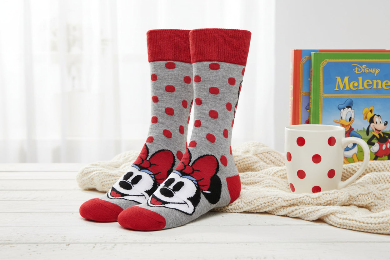 (Précommande) Chaussettes hautes pour femme Minnie 36/43