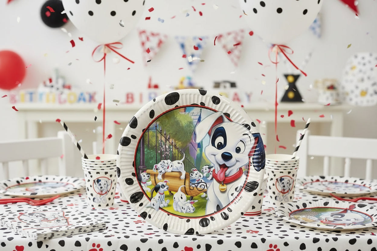 (Précommande) Assiettes en carton Dalmatiens 23cm