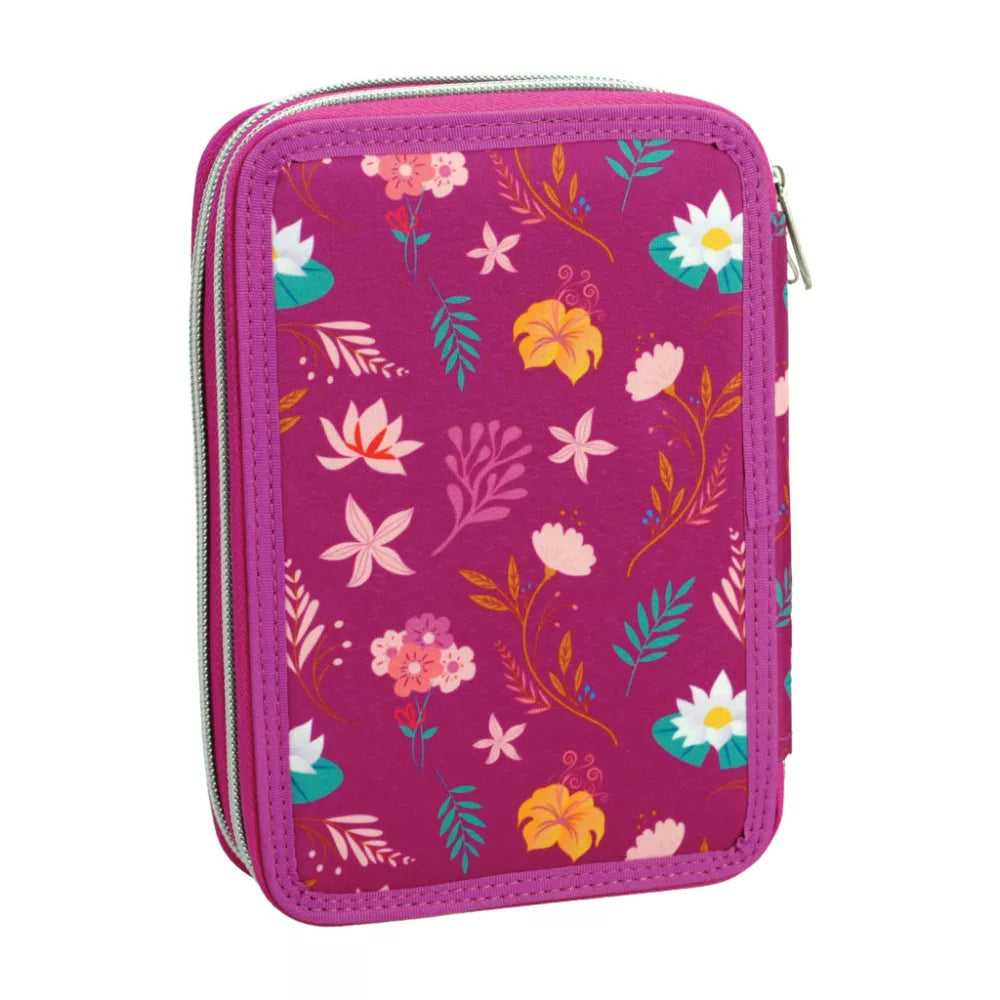 Trousse à crayons Princesses rempli sur 2 niveaux