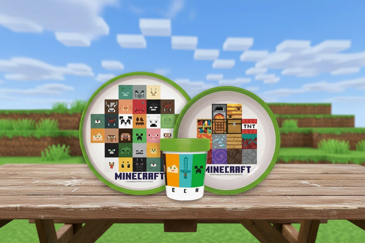 (Précommande) Service de table Minecraft