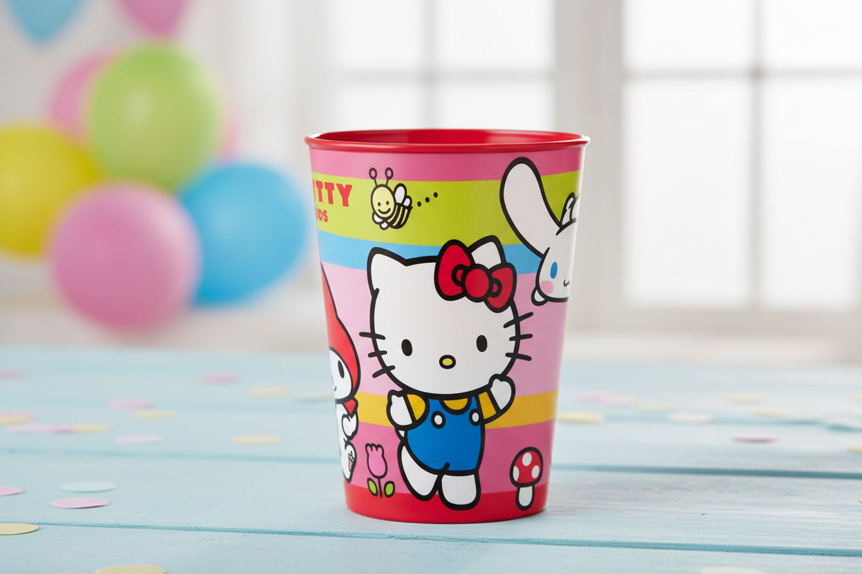 (Précommande) Gobelet en plastique Hello Kitty et ses amis 260 ml