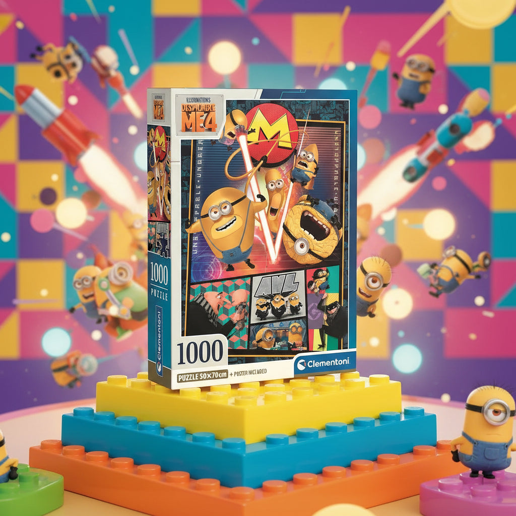 (Précommande) Puzzle compact Minions 1000 pièces + poster inclus Clementoni