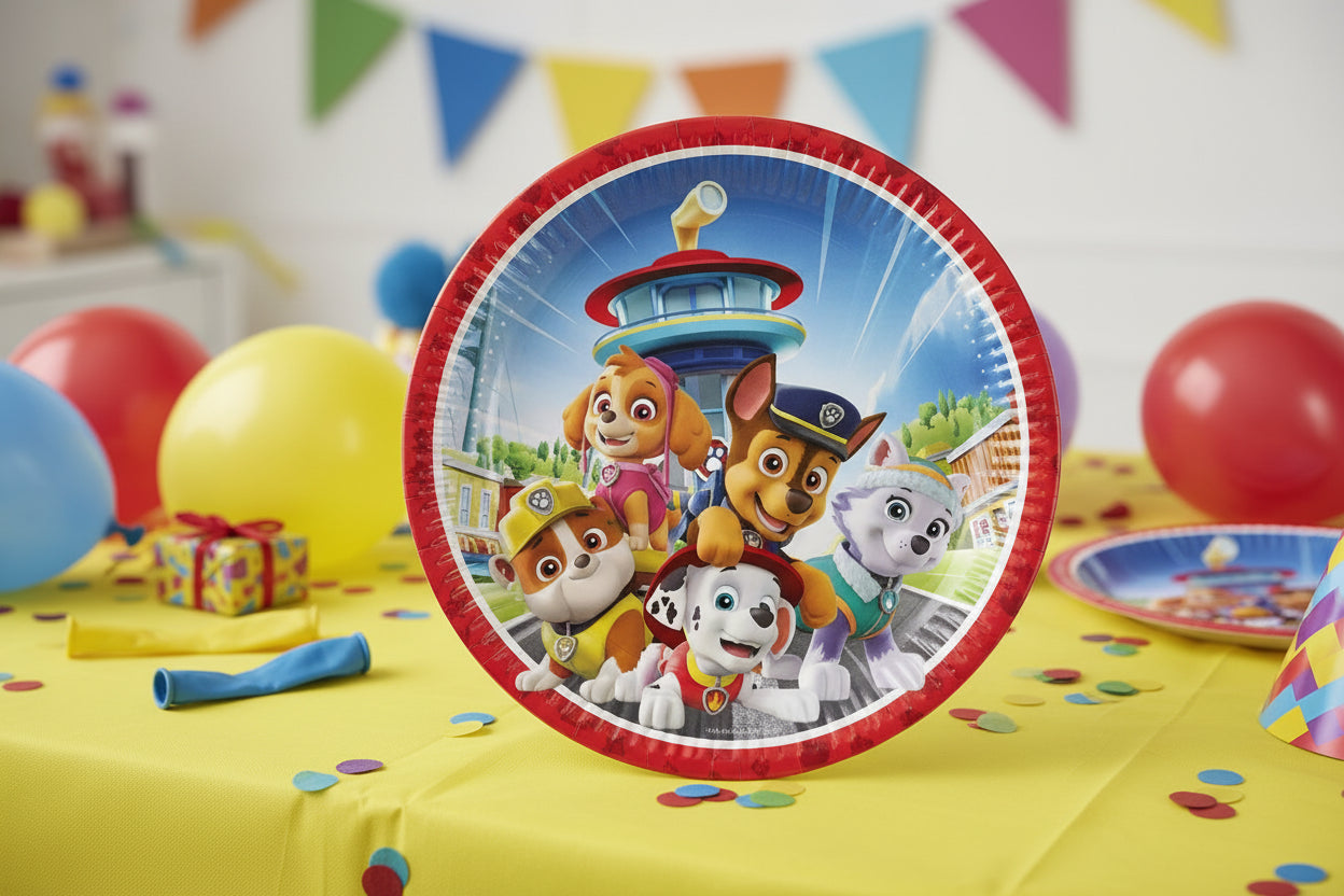 (Précommande) Assiettes en carton Pat Patrouille 23cm