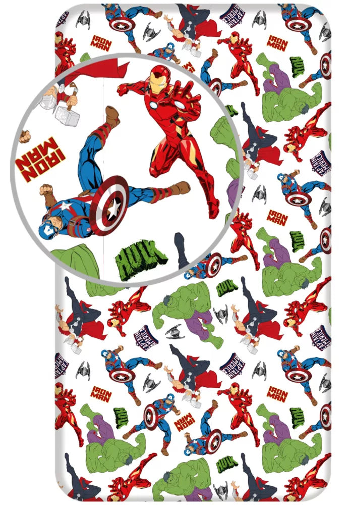 (Précommande) Drap housse 1 personne Avengers