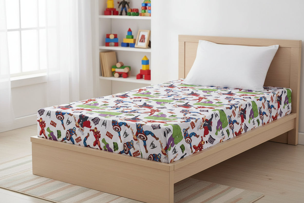 (Précommande) Drap housse 1 personne Avengers