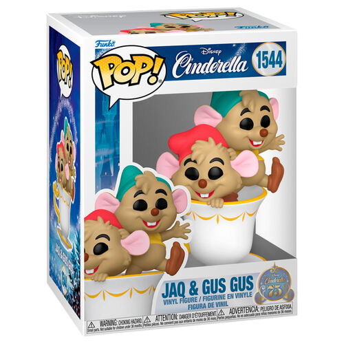 Figurine POP Disney Cendrillon Jaq et Gus