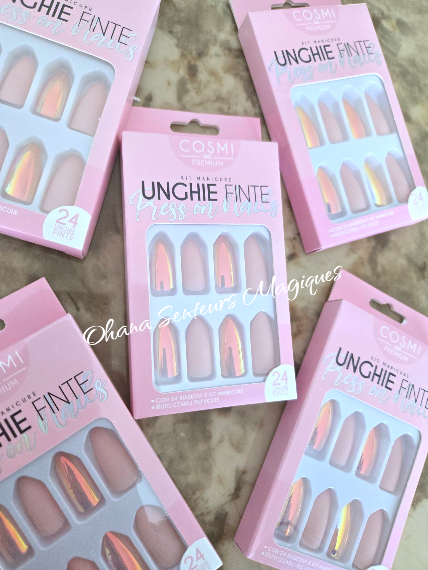 Kit faux ongles adhésifs premium