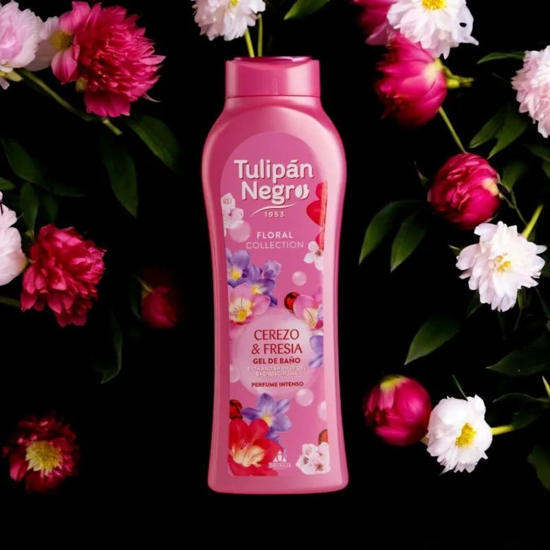 (Précommande) Gel Douche Cerise et Frésia 650ml - Tulipan Negro