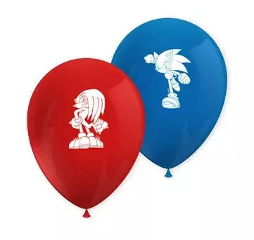 Lot de 8 ballons Sonic