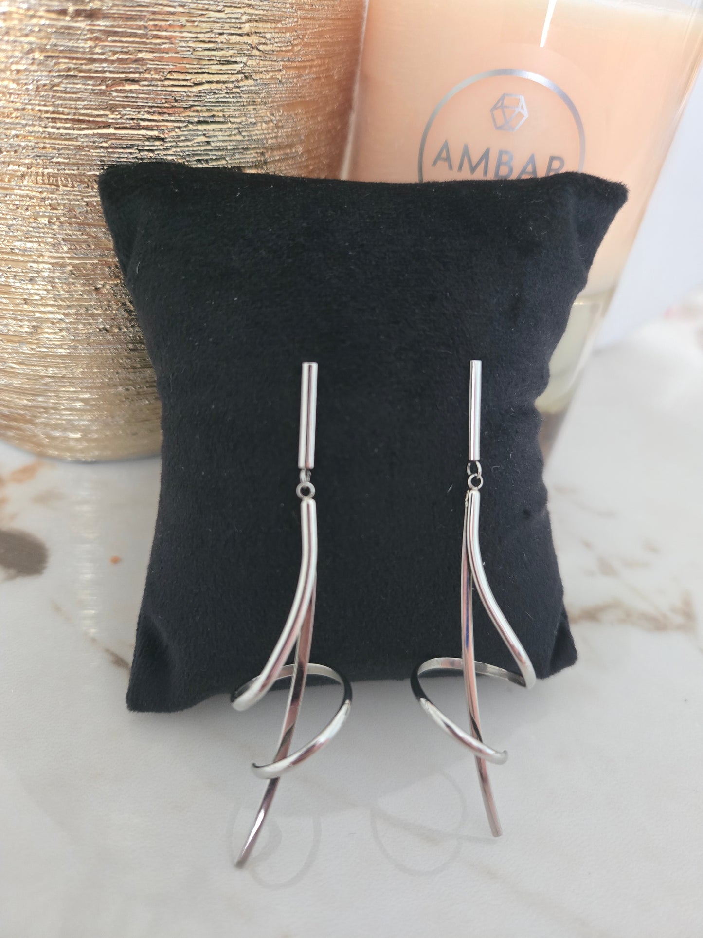 Boucles d'oreilles Victoria Silver