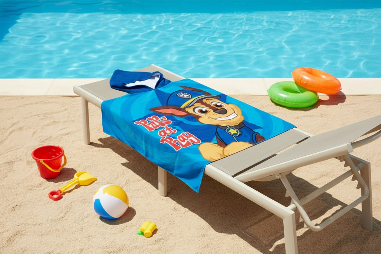 (Précommande) Poncho serviette de plage Pat'Patrouille