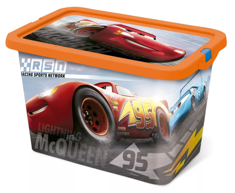 (Précommande) Boîte de rangement en plastique Disney Cars 7L