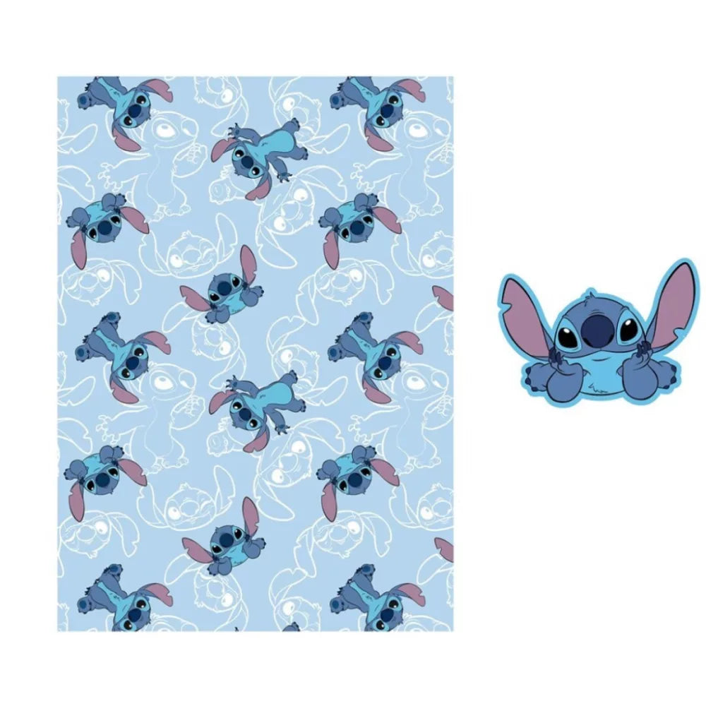 Ensemble plaid et coussin Stitch
