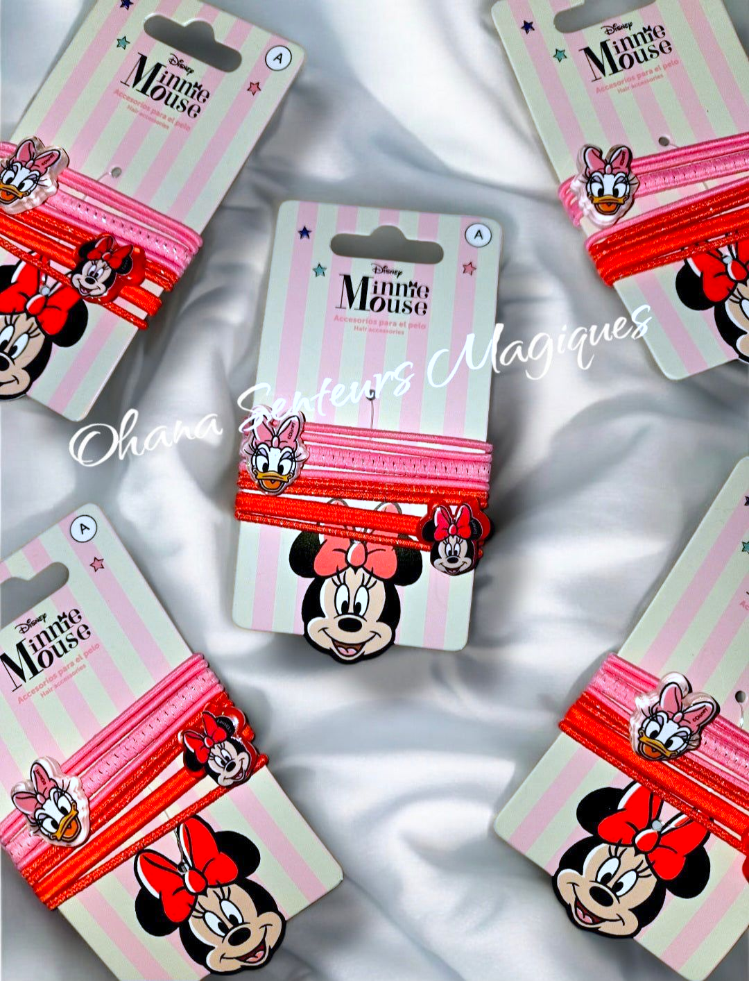 Lot de 8 élastiques - Minnie