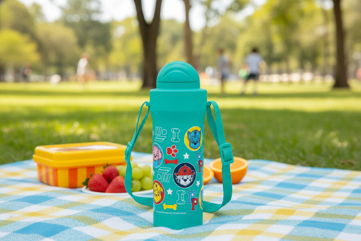 (Précommande) Gourde en plastique avec paille Pat Patrouille 350ml