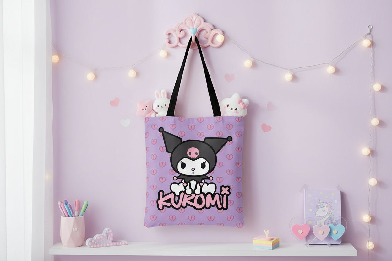(Précommande) Sac en toile Kitty Kuromi