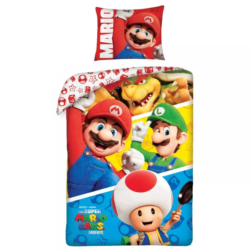 (Précommande) Parure de lit 1 personne Mario