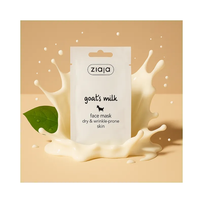 Masque visage lissant et hydratant au lait de Chèvre