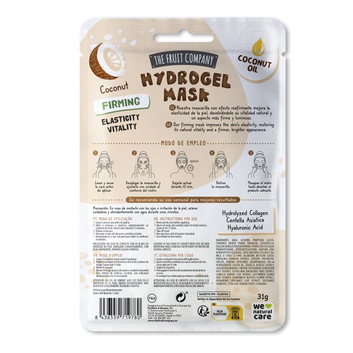 Masque Visage Hydrogel Raffermissant - Coco