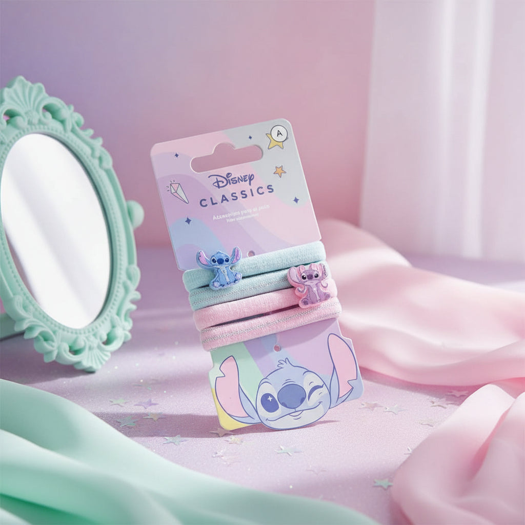 (Précommande) Ensemble de 4 élastiques à cheveux Disney Lilo et Stitch