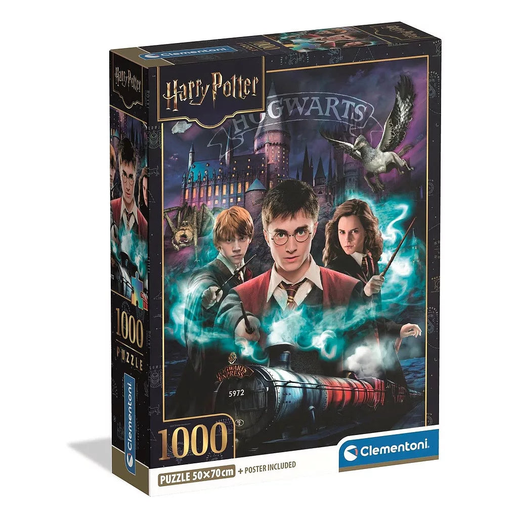 (Précommande) Puzzle compact Harry Potter 1000 pièces + poster inclus Clementoni